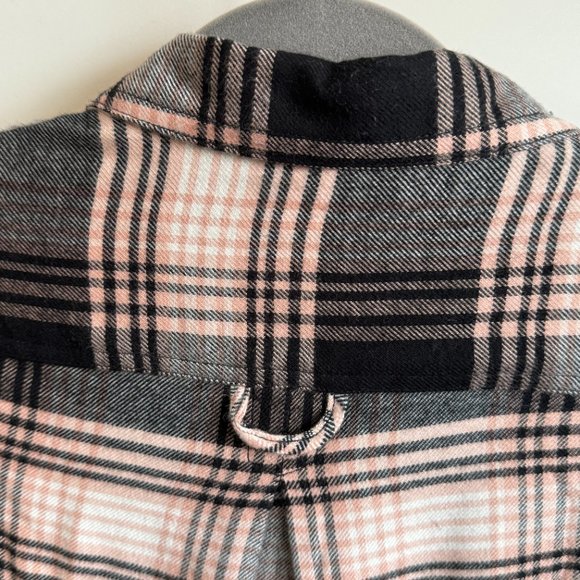 NWT! Como Vintage Soft Flannel Shirt in Sand Black Plaid - Picture 5 of 8